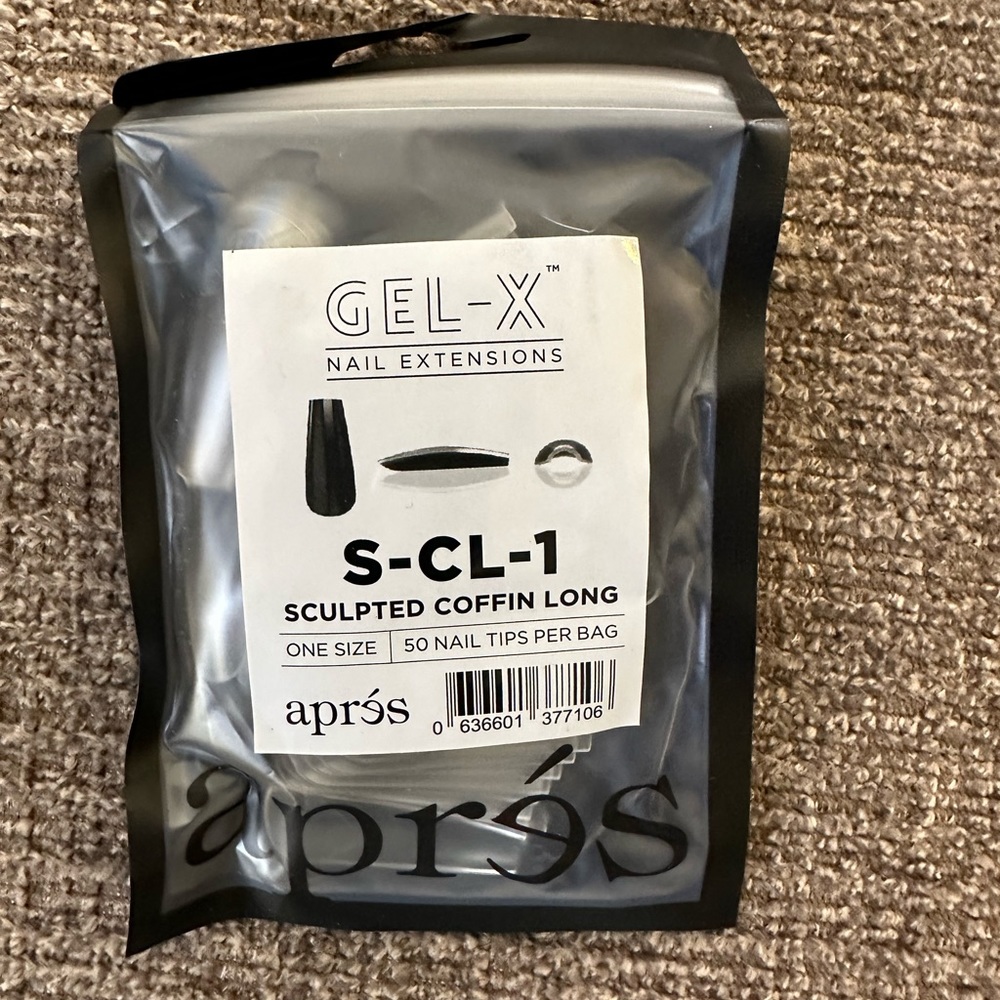 SCULPTED COFFIN LONG REFILL(50 tips per bag) S-CL-1